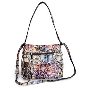 🆕 Aimee Kestenberg Shoulder Bag All for Love Ombré Snake Leather